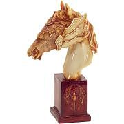 Koň hlava keramický